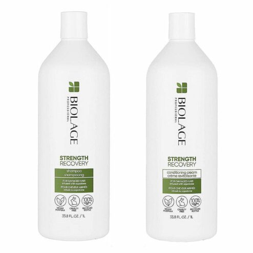Matrix Biolage Strength Recovery Shampoo and Conditioner 1000ml