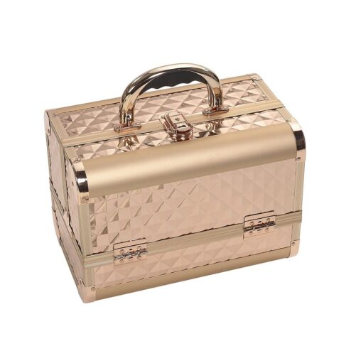 Sibel Rose Gold Beauty Case