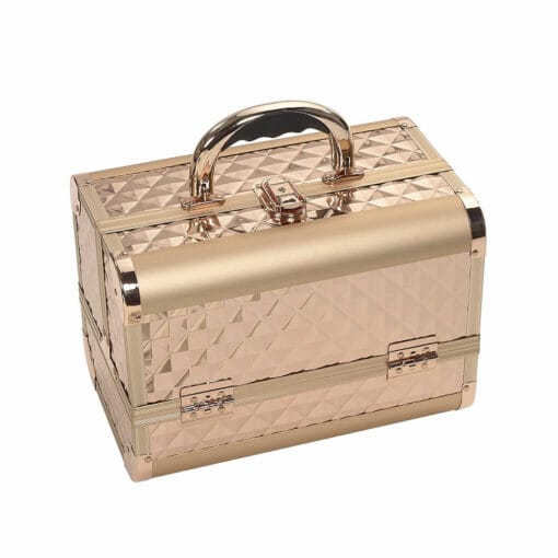 Sibel Rose Gold Beauty Case