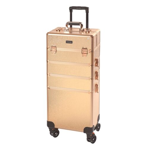 Sibel Rose Gold Trolley Case