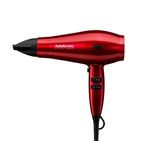 BABYLISS Tourmaline Red Hairdryer
