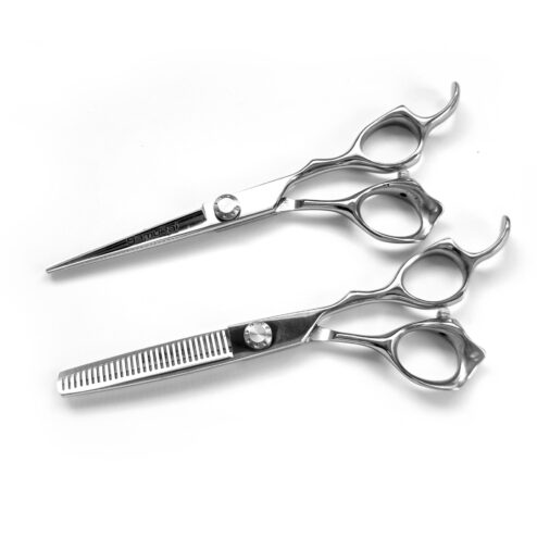 SAMURAI Classic Pro 5.5 Point Cutting Scissor & Thinner Set 440c Japanese Steel