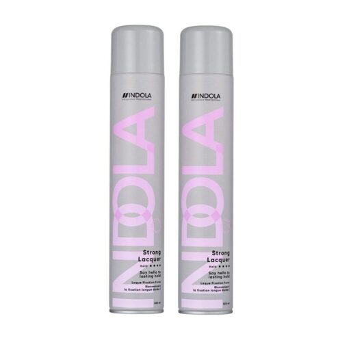 Indola Strong Hair Spray 500ml Twin Pack