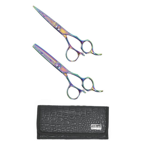 CISORIA Rainbow Hairdressing Scissors Set