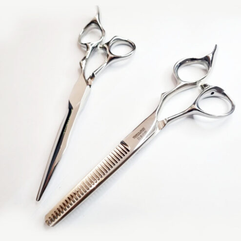 Samurai Vg10 Scissor Set 6.0 Tachi Set + Samurai 6.0 Smooth Thinner