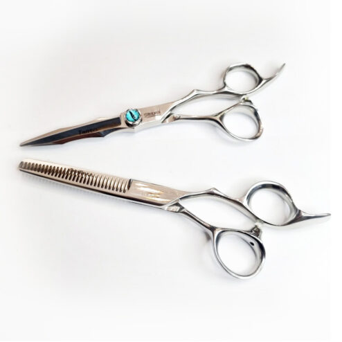 Samurai Vg10 Scissor Set 6.0 Tanto Set + Samurai 6.0 Smooth Thinner