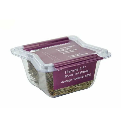 LJ 2.5 Inch Brown Waved Pins