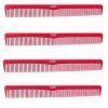 JOEWELL Hairdressing Combs Pack 4