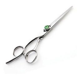 DESIGNDOO Green Blunt Left Handed 5.7 Inch Scissors